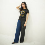 LEMON DROP SOCIAL CLUB BLACK-PRINTED TSHIRT