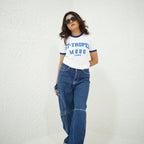 ST - TROPEZ WHITE-PRINTED TSHIRT