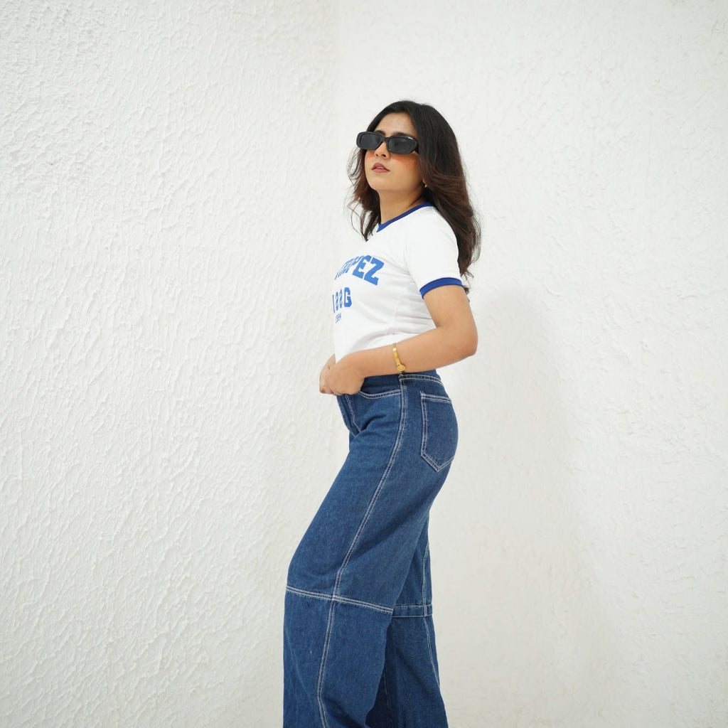 ST - TROPEZ WHITE-PRINTED TSHIRT