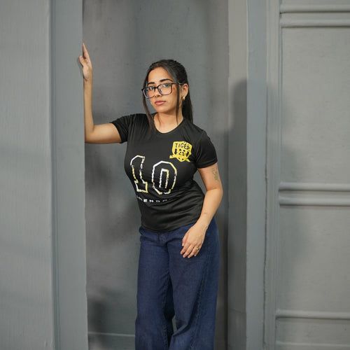 10 LEGENDARY BLACK- PRINTED TSHIRT