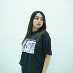 MINIMALIST BLACK- PRINTED DROP SHOULDER