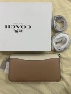 BROWN MULTI COACH TAB 26 BAG (WITH STRAPS & BOX)