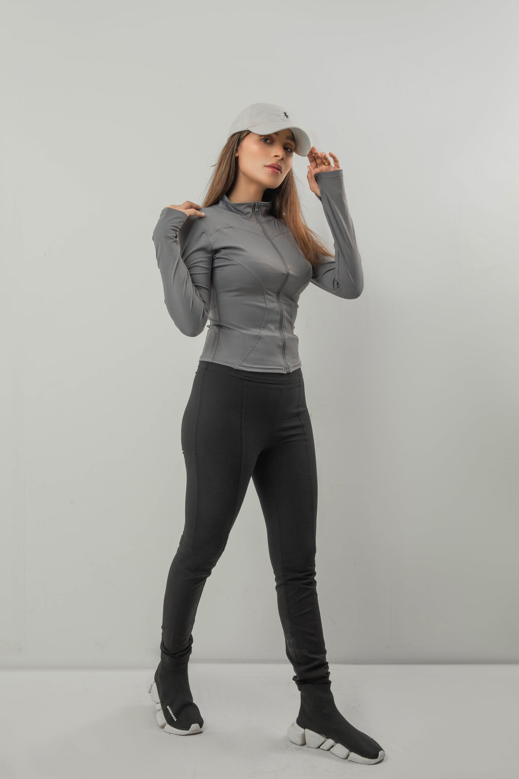 THUMB JACKET-GREY