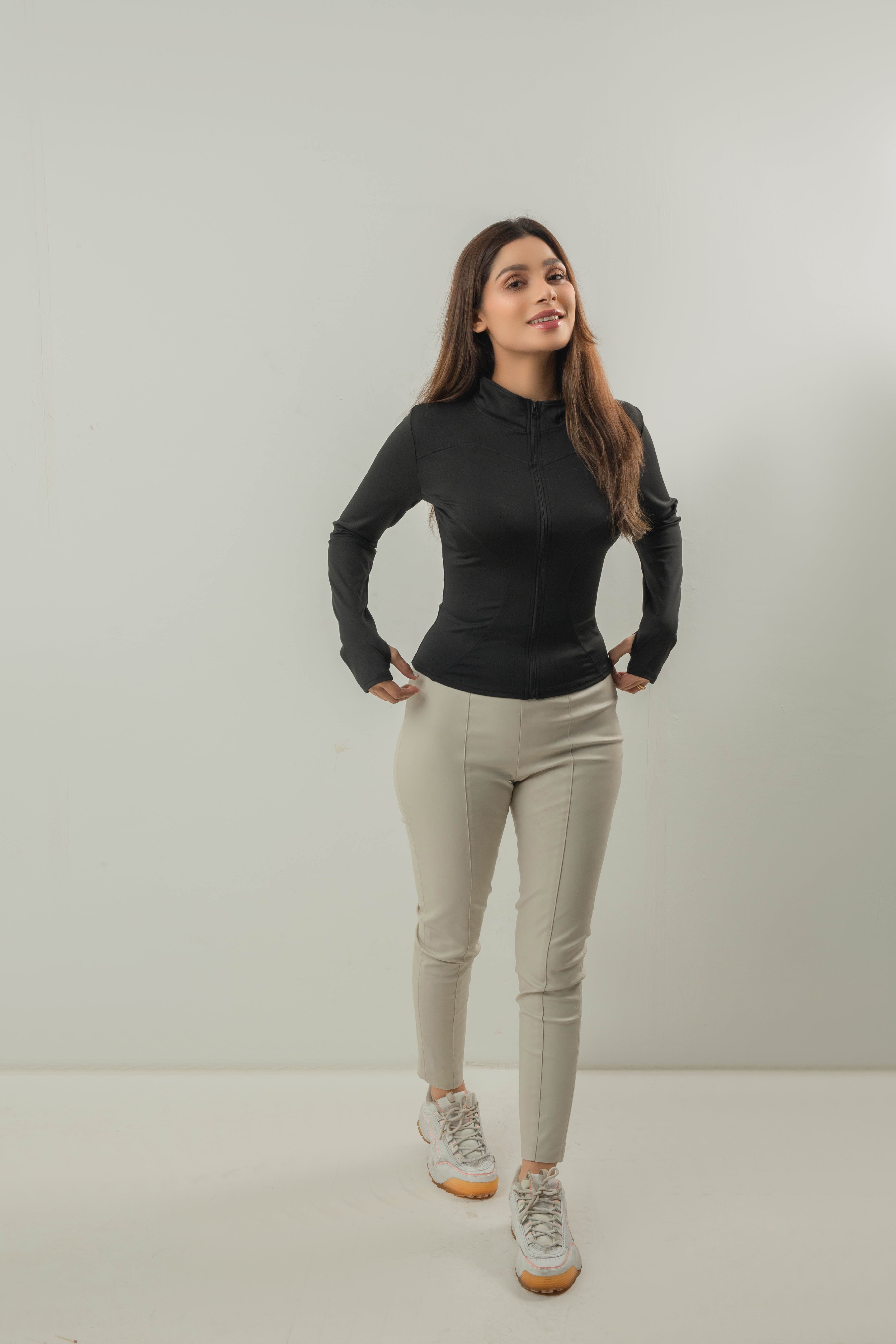 THUMB JACKET-BLACK