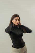 THUMB JACKET-BLACK