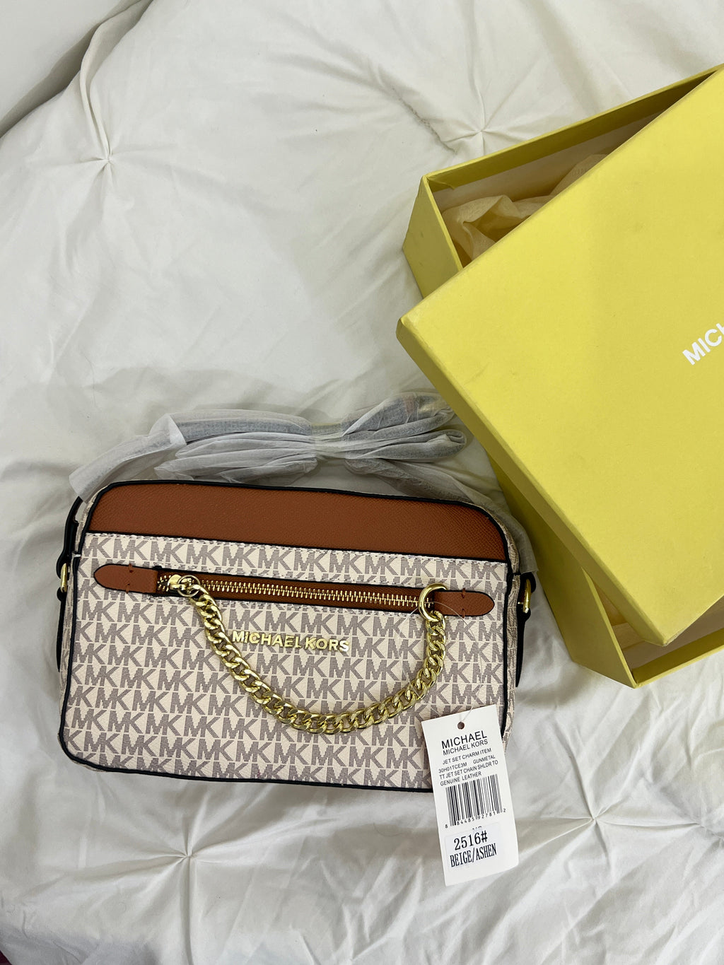 MK Inspired Crossbody Bag (With Long Strap, Dust Bag & Box)