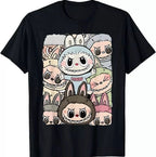 Labubu T-Shirt BLACK (Square Gang)